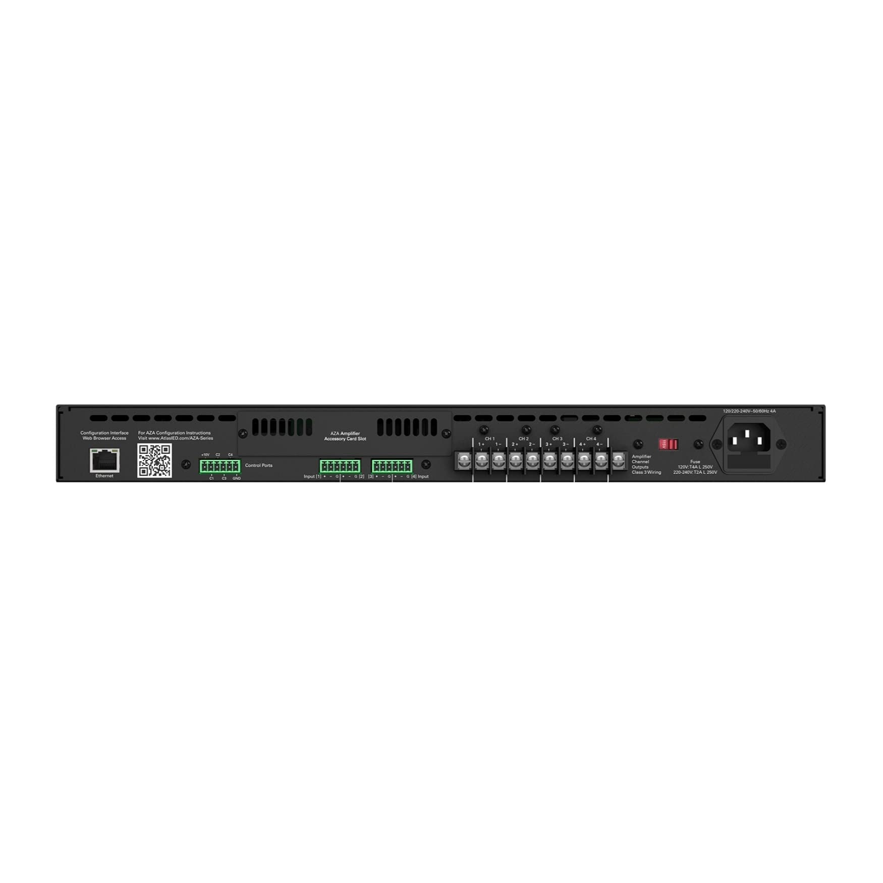 Amazon.com: AtlasIED AZA804 800W Networkable 4-Channel Power
